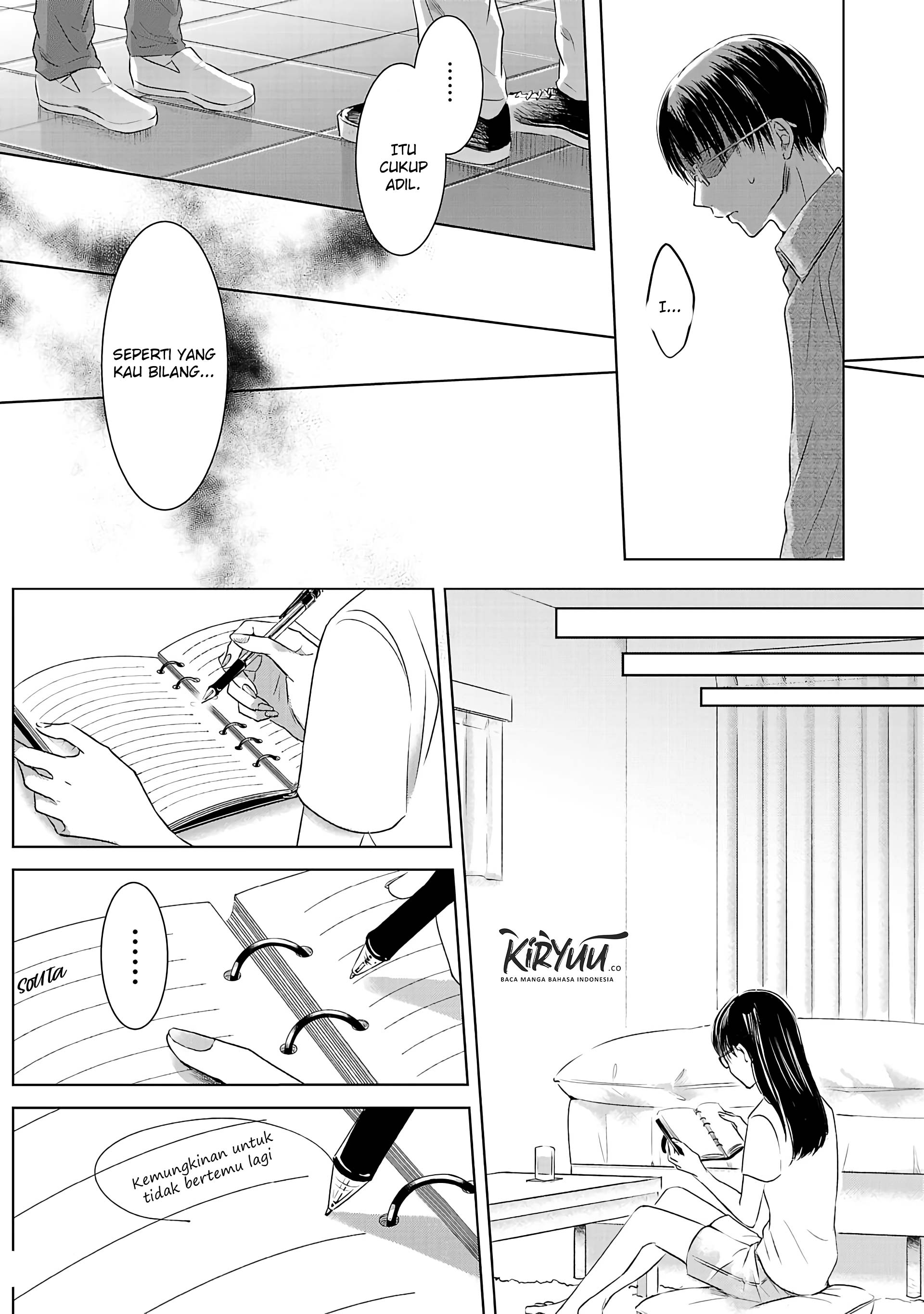 Ashita, Watashi wa Dareka no Kanojo Chapter 01 Gambar 37